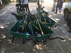 Donations to local residents from Department of Social welfare