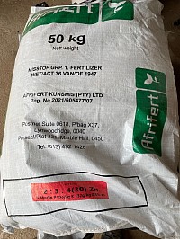 50kg bag of manure received